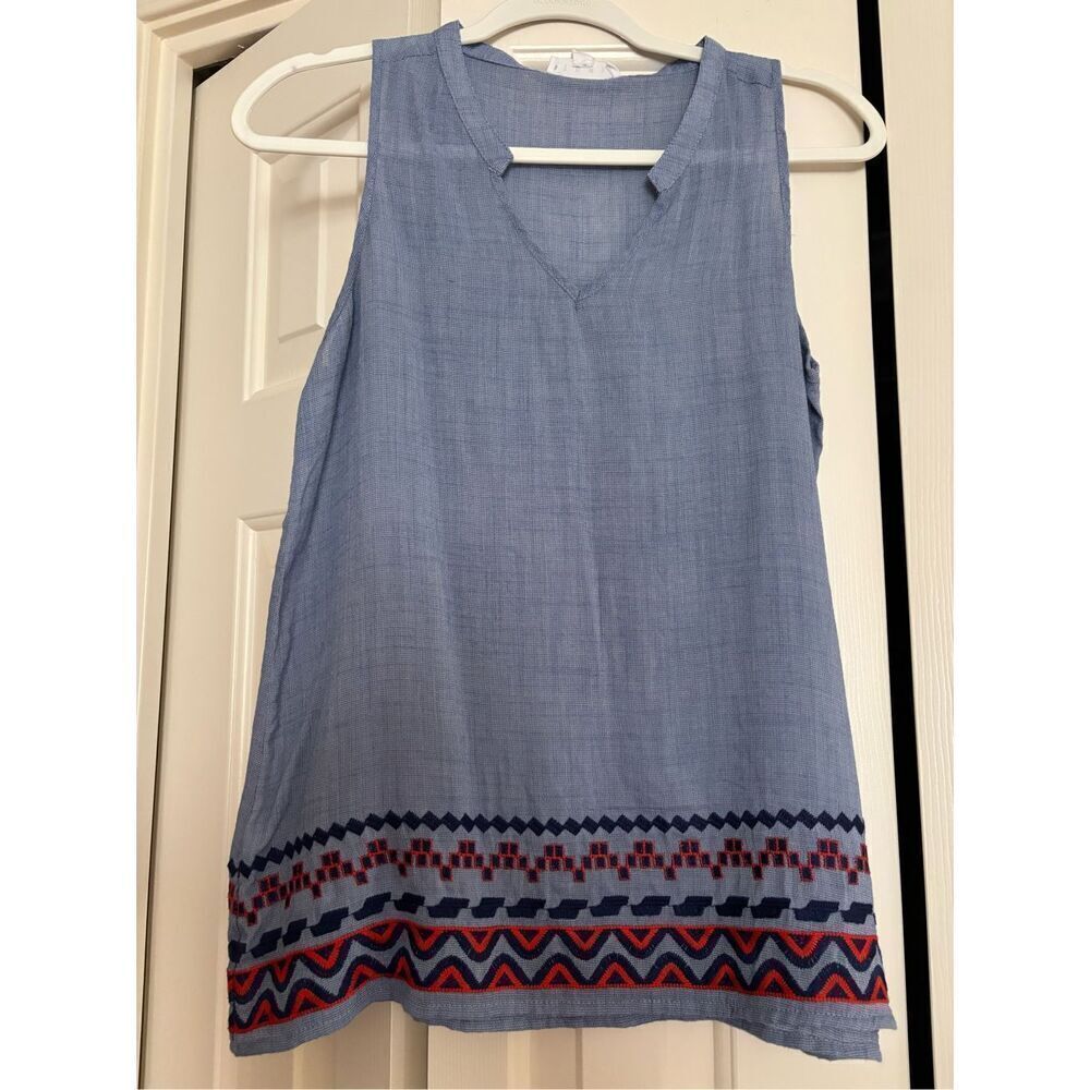 THML Lightweight Embroidered Tunic Top